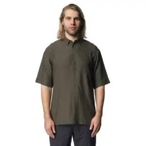 Houdini Tree Korte Mouw Poloshirt Groen
