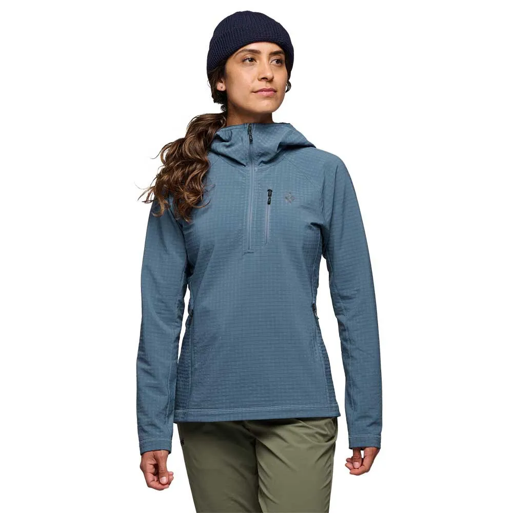 Diamond Coefficient Storm Sweatshirt Met Rits Blauw