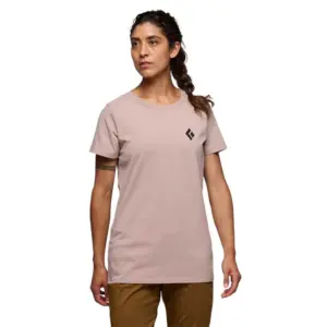 Diamond Equipment For Alpinists T-shirt Met Korte Mouwen Pale Mauve