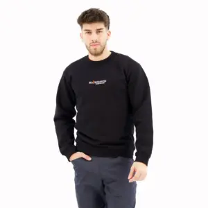 Diamond Heritage Wordmark Crewneck Sweatshirt Zwart