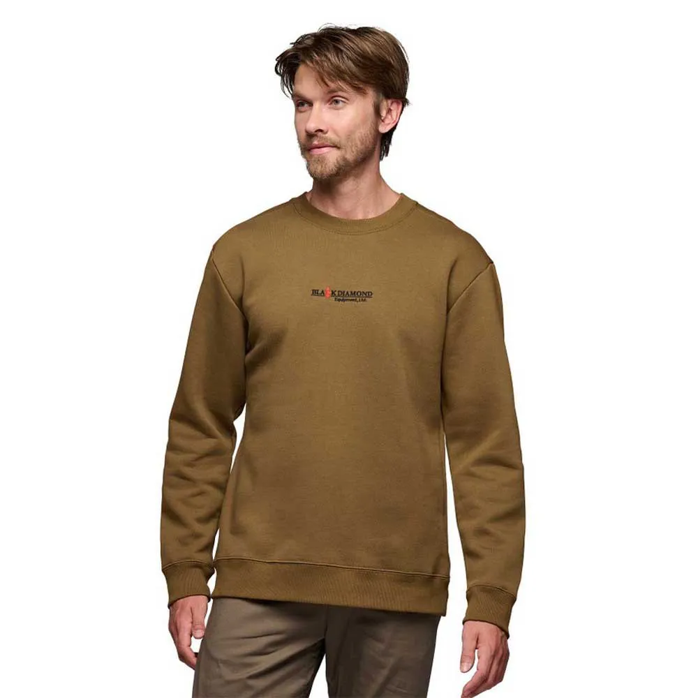 Diamond Heritage Wordmark Crewneck Sweatshirt Dark Cherry
