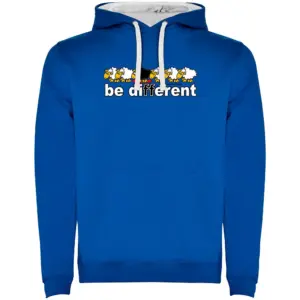Kruskis Be Different Snow Two-colour Hoodie Blauw