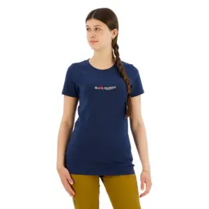 Diamond Heritage Wordmark T-shirt Met Korte Mouwen Indigo