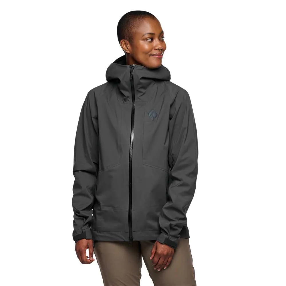 Diamond Highline Stretch Shell Jas Antraciet