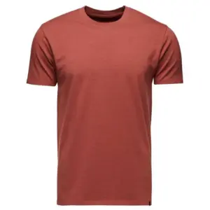 Diamond Stripe T-shirt Met Korte Mouwen Burnt Sienna