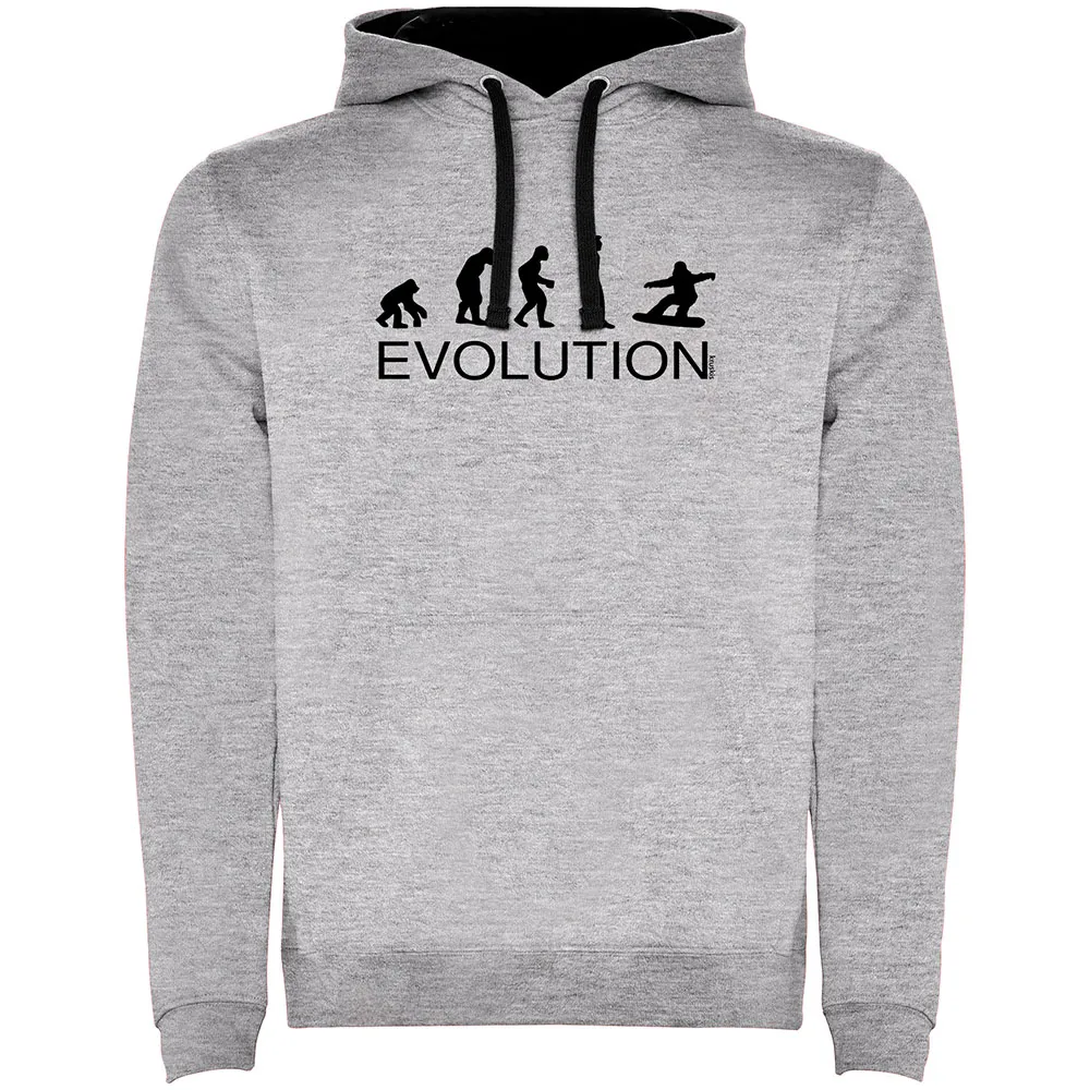 Kruskis Evolution Snowboard Two-colour Hoodie Zwart