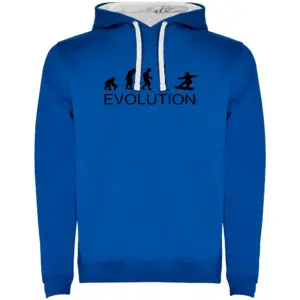 Kruskis Evolution Snowboard Two-colour Hoodie Blauw