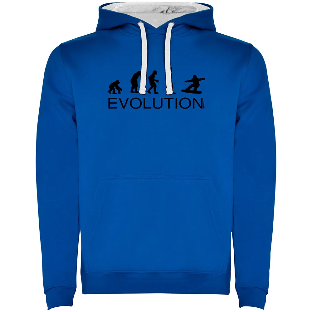 Kruskis Evolution Snowboard Two-colour Hoodie Blauw