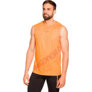 Trangoworld Champex Mouwloos T-shirt Oranje