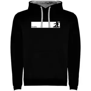 Kruskis Frame Snowboard Two-colour Hoodie Zwart