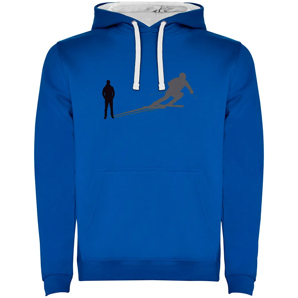 Kruskis Shadow Ski Two-colour Hoodie Blauw