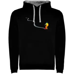 Kruskis Snowboard Track Two-colour Hoodie Zwart