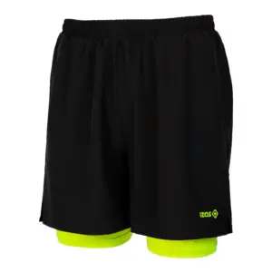 Izas Korte Broek Zwart