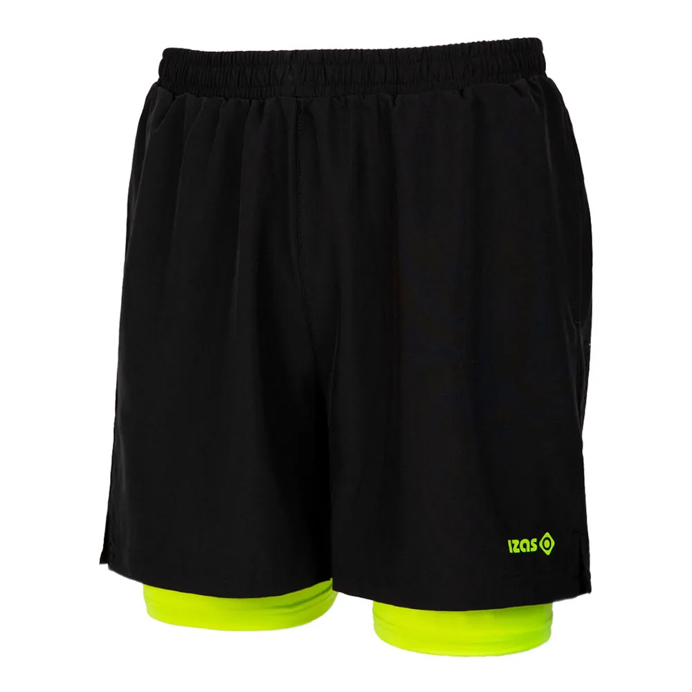 Izas Korte Broek Zwart