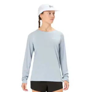 Nnormal Merino T-shirt Met Lange Mouwen Blauw