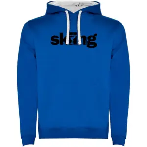 Kruskis Word Skiing Two-colour Hoodie Blauw