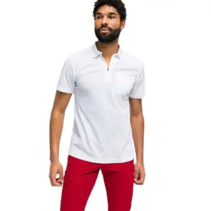 Maier Sports Arwin 2.0 Korte Mouw Poloshirt Wit
