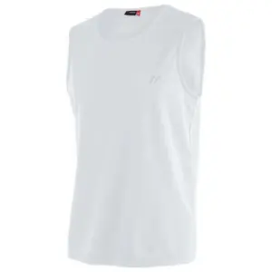 Maier Sports Peter Mouwloos T-shirt Wit