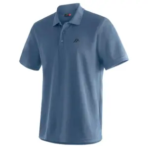 Maier Sports Ulrich Korte Mouw Poloshirt Blauw