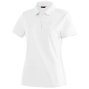 Maier Sports Ulrike Korte Mouw Poloshirt Wit