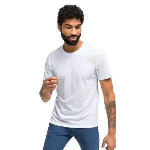 Maier Sports Walter T-shirt Met Korte Mouwen Wit