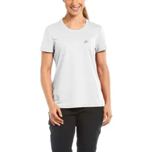Maier Sports Waltraud T-shirt Met Korte Mouwen Wit