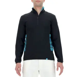 Uyn Natyon Ribs 2nd Sweatshirt Met Halve Rits Turquoise