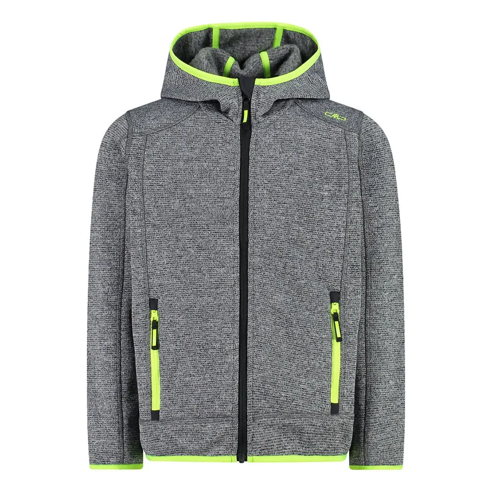 Cmp Heavy Fix 3h60844 Fleece Met Kap Geel