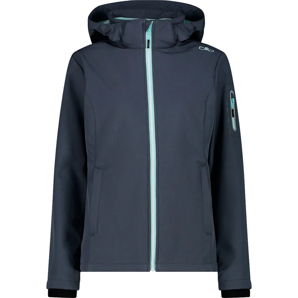 Cmp 39a5006 Softshelljack Titanium / Aqua