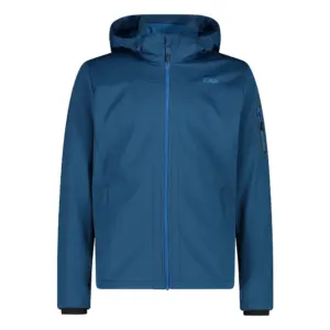 Cmp Zip Hood 39a5027 Softshelljack Blauw