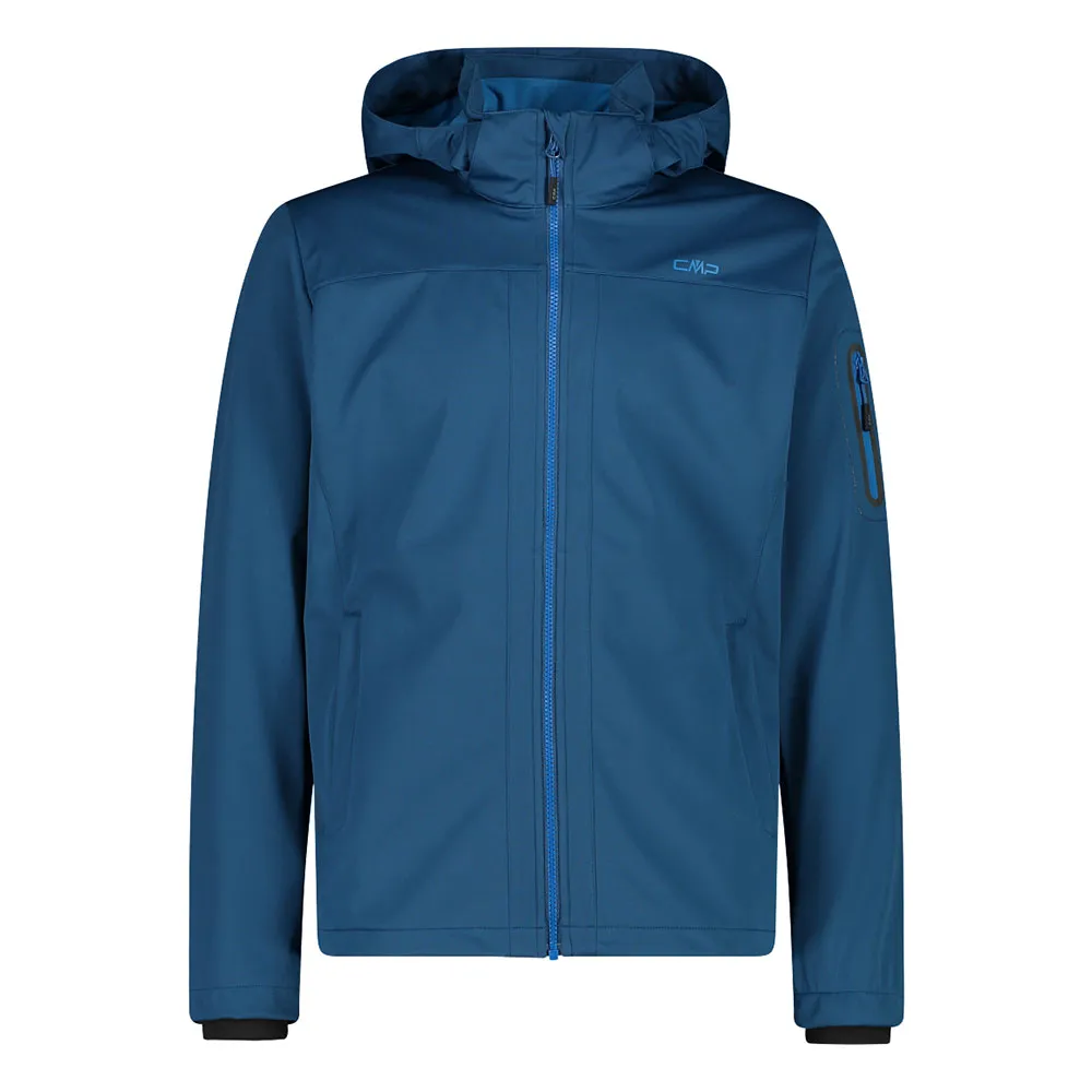 Cmp Zip Hood 39a5027 Softshelljack Blauw