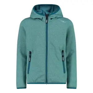 Cmp 3h19825 Fleece Met Kap Turquoise