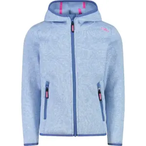 Cmp 3h19825 Fleece Met Kap Sky / Bianco