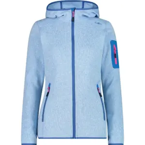 Cmp 3h19826 Fleece Met Kap Sky / Bianco