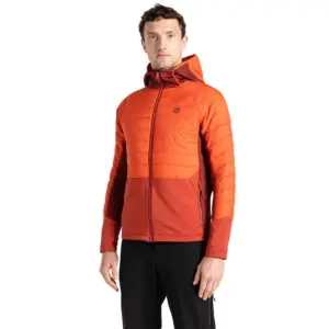 Dare2b Descending Hybrid Sweatshirt Met Rits Rood