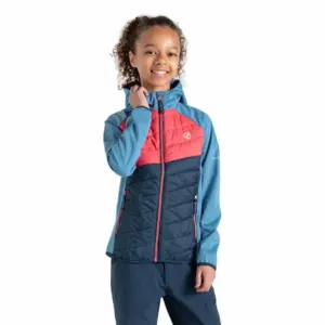 Dare2b Explore Hybrid Softshelljack Blauw