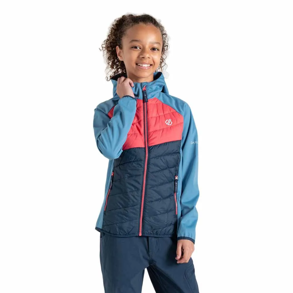 Dare2b Explore Hybrid Softshelljack Blauw