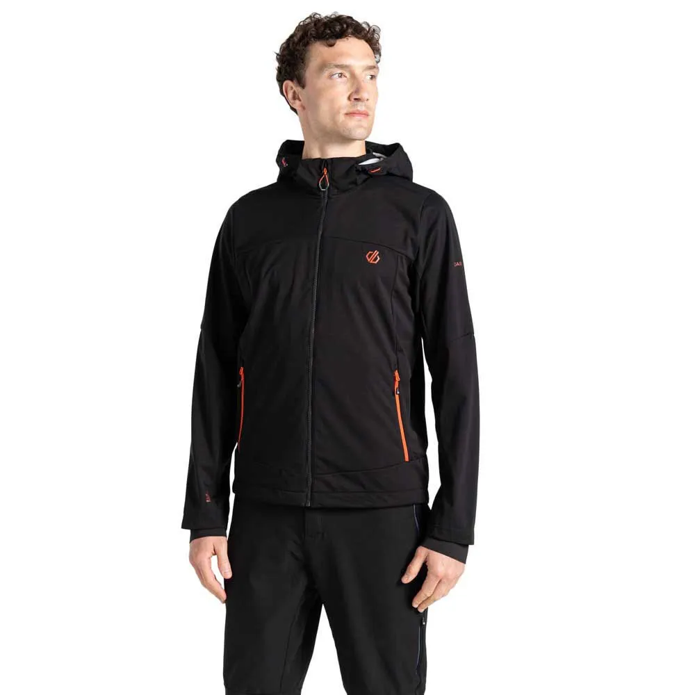 Dare2b Mountaineer Softshelljack Zwart