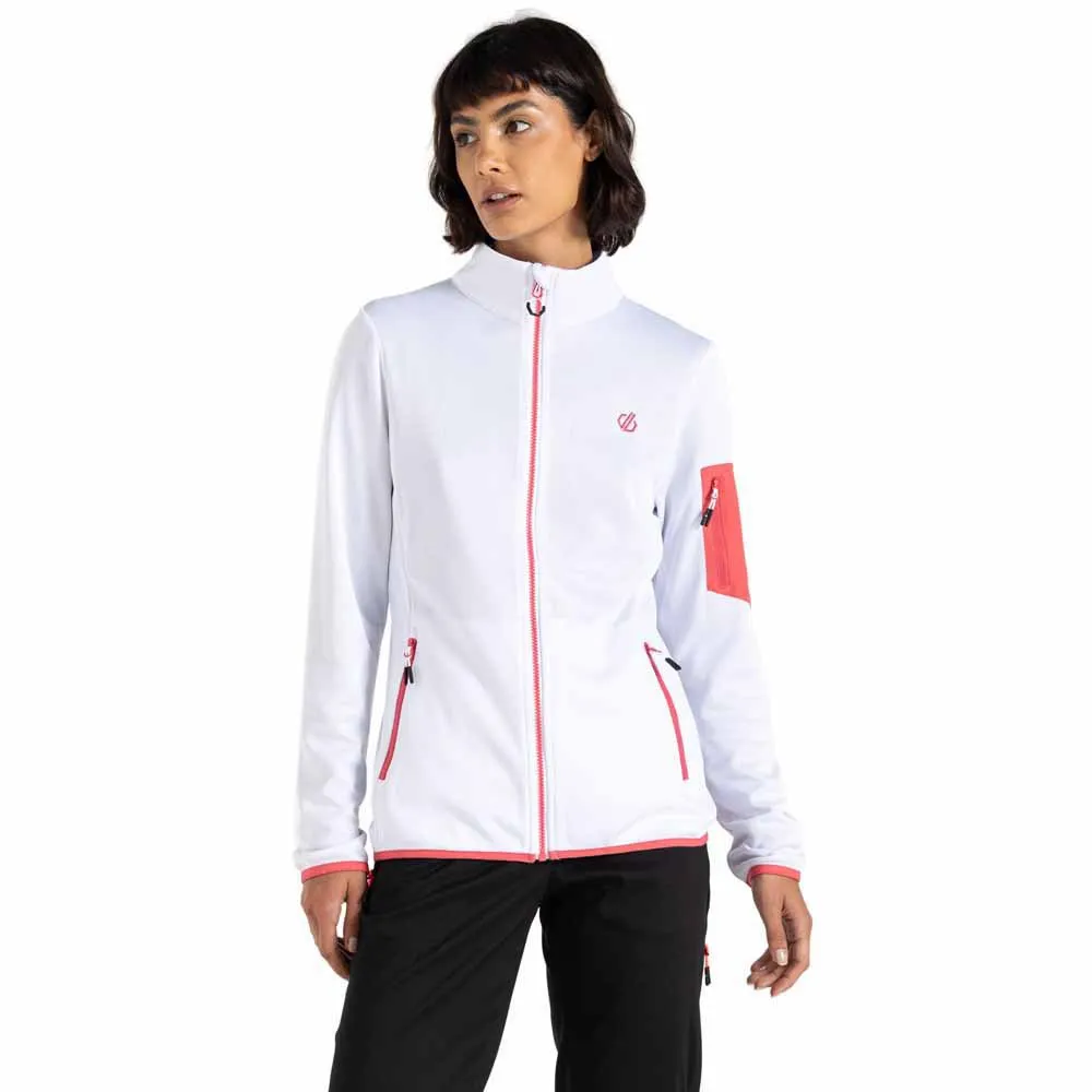Dare2b Torrek Fleece Met Volledige Rits Wit