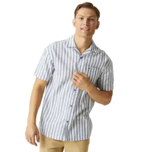 Regatta Shore Bay Ii Overhemd Met Korte Mouwen Blauw