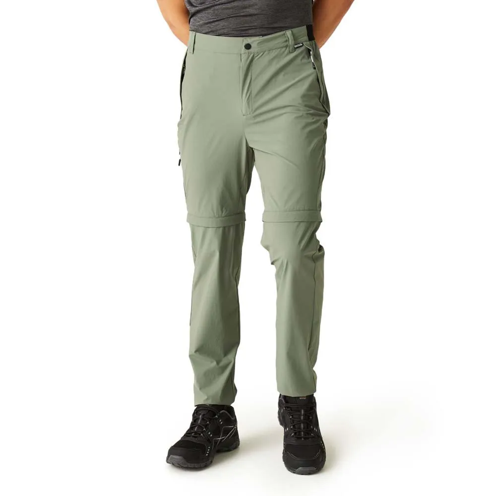 Regatta Travel Light Zip-off Broek Groen