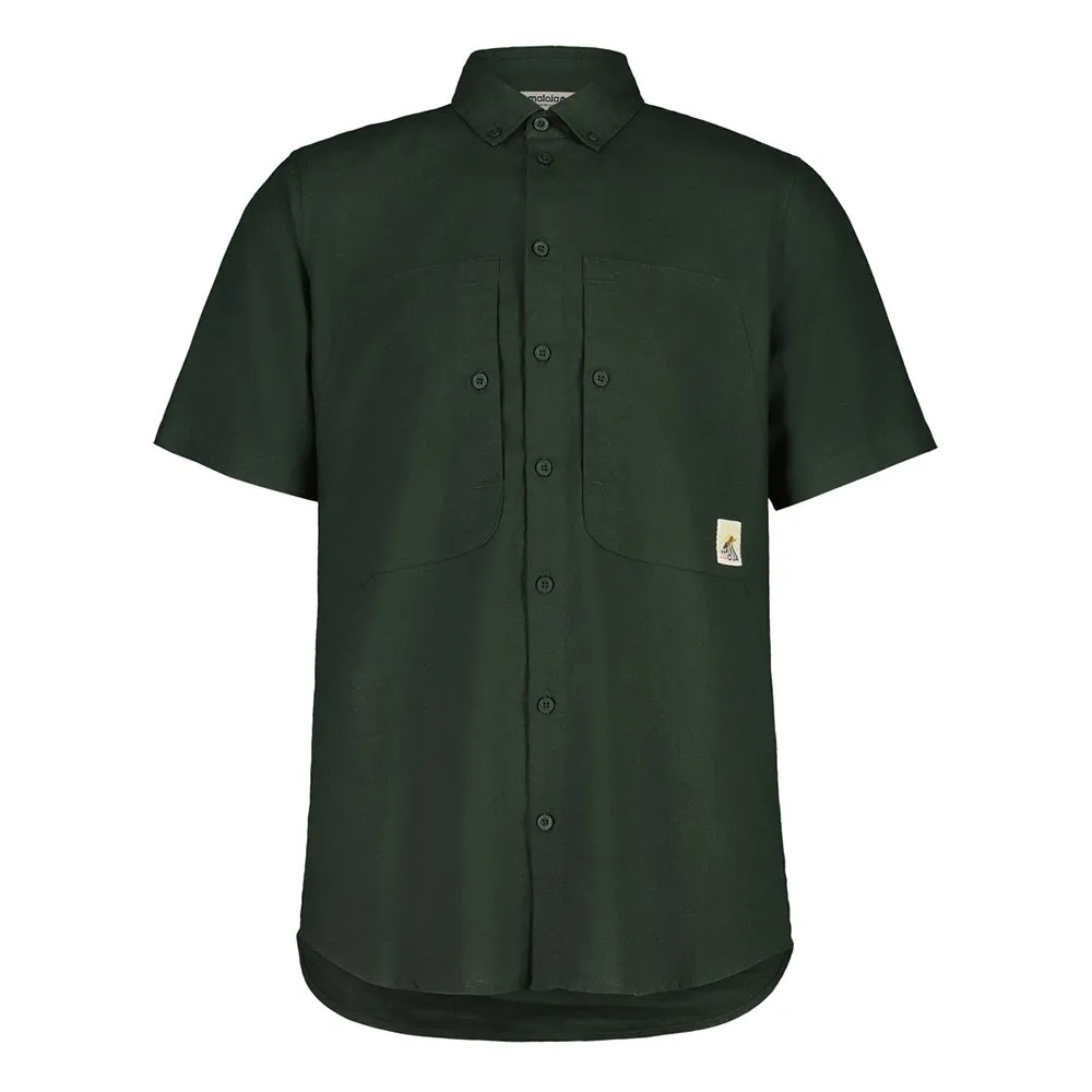 Maloja Elbertm Overhemd Met Korte Mouwen Deep Forest