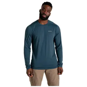 Craghoppers Nosilife Abel T-shirt Met Lange Mouwen Blauw