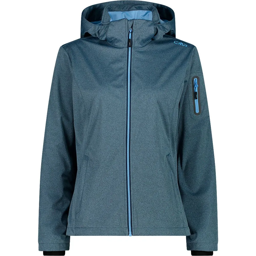 Cmp 39a5016m Light Softshelljack Darker Sky Mel