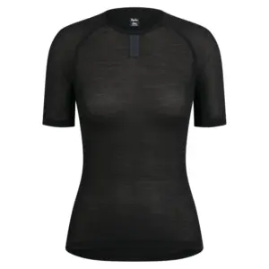 Rapha Merino Lightweight Korte Mouwen Basislaag Zwart