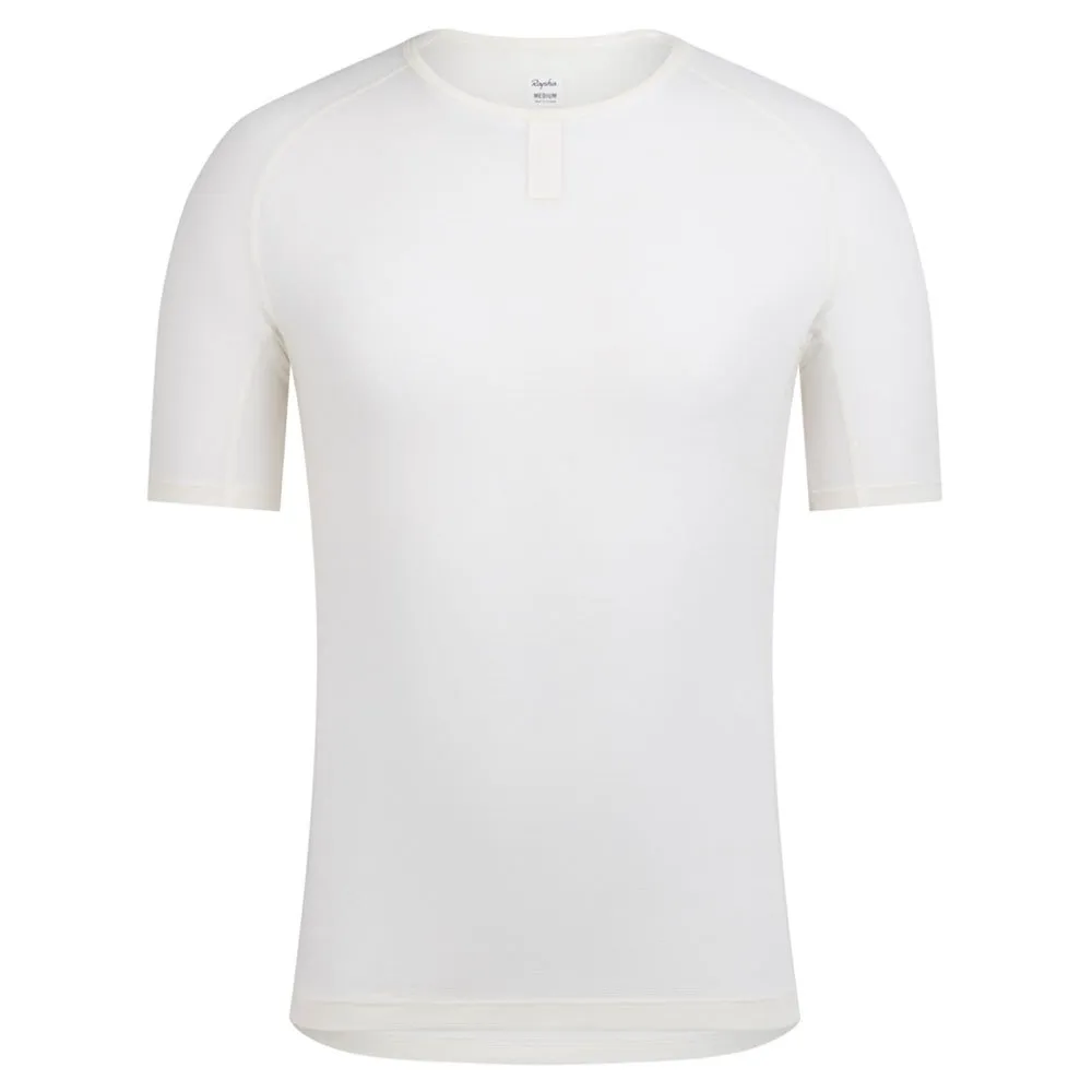 Rapha Merino Lightweight Korte Mouwen Basislaag Creme