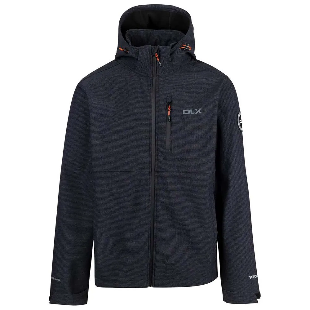 Dlx Justin Softshelljack Zwart