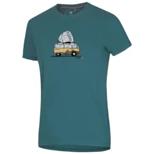 Ocun Bus Stone T-shirt Met Korte Mouwen Blauw
