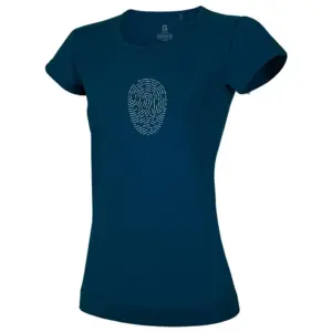 Ocun Fingerprint T-shirt Met Korte Mouwen Blauw