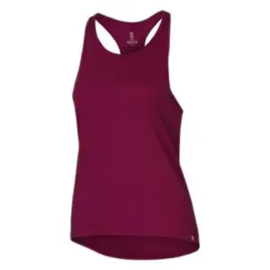 Ocun Fionna Mouwloos T-shirt Wine Rhododendron